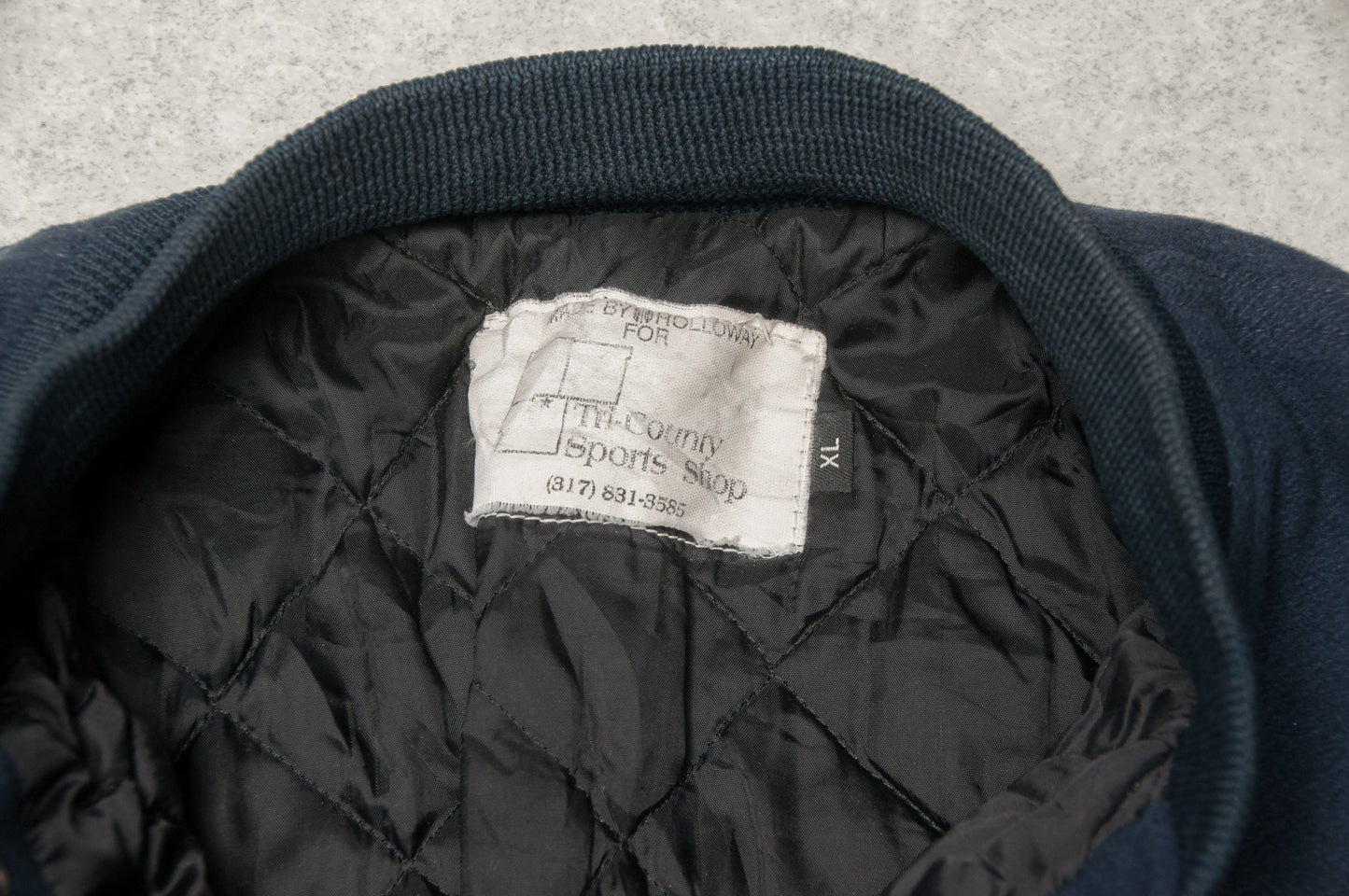 Vintage Holloway x Amanda Addler varsitytakki 80-luvulta (L)