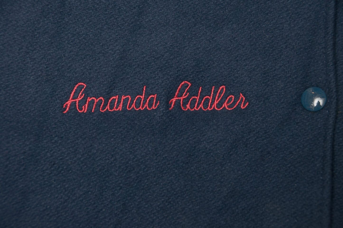 Vintage Holloway x Amanda Addler varsitytakki 80-luvulta (L)