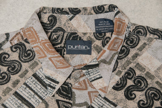 Vintage Puritan viskoosipaita 90-luvulta (XL)