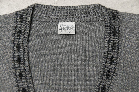 Vintage Maglificio Meni villatakki 90-luvulta (M)