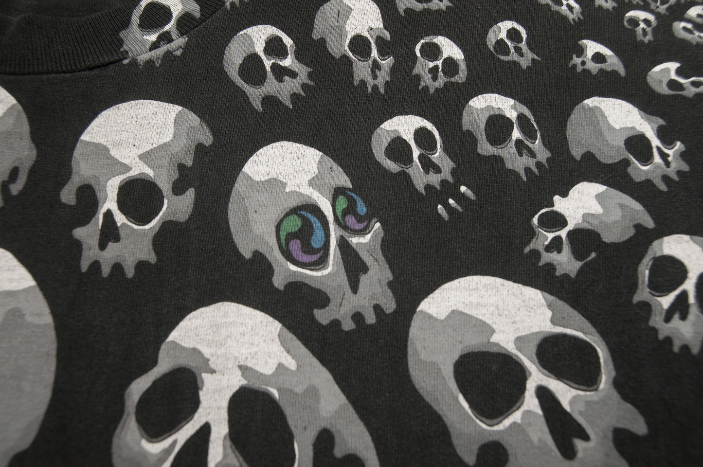 Vintage Liquid Blue - Son of Skulls t-paita 90-luvulta (L)