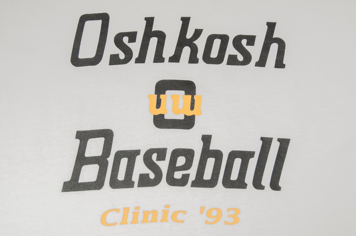 Vintage Oshkosh Baseball Clinic ´93 t-paita 90-luvulta (L)