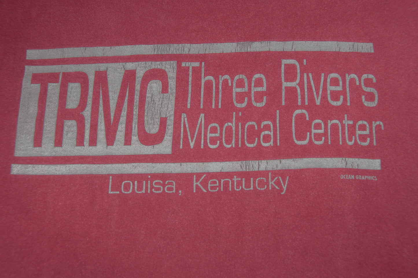 Vintage Three Rivers Medical Center t-paita 90-luvulta (XXL)