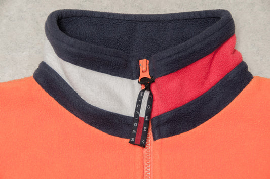 Y2K Tommy Hilfiger fleecepaitatakki (M)