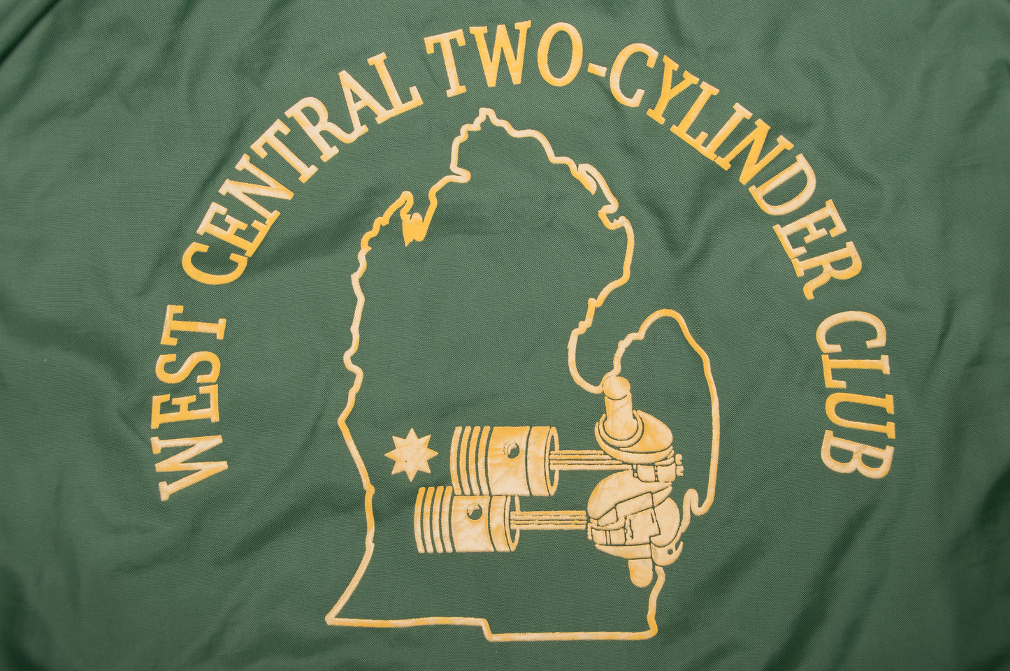 Vintage Holloway x West Central Two-Cylinder Club satiinitakki 90-luvulta (XL)