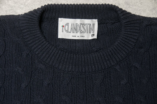 Vintage Clandestini neulepaita 90-luvulta (XL)