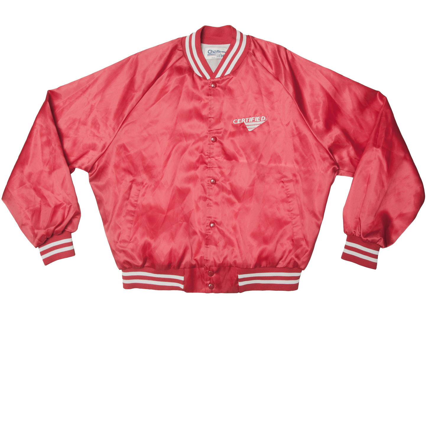 Vintage Chalk Line x Certified satiinitakki 90-luvulta (XL)