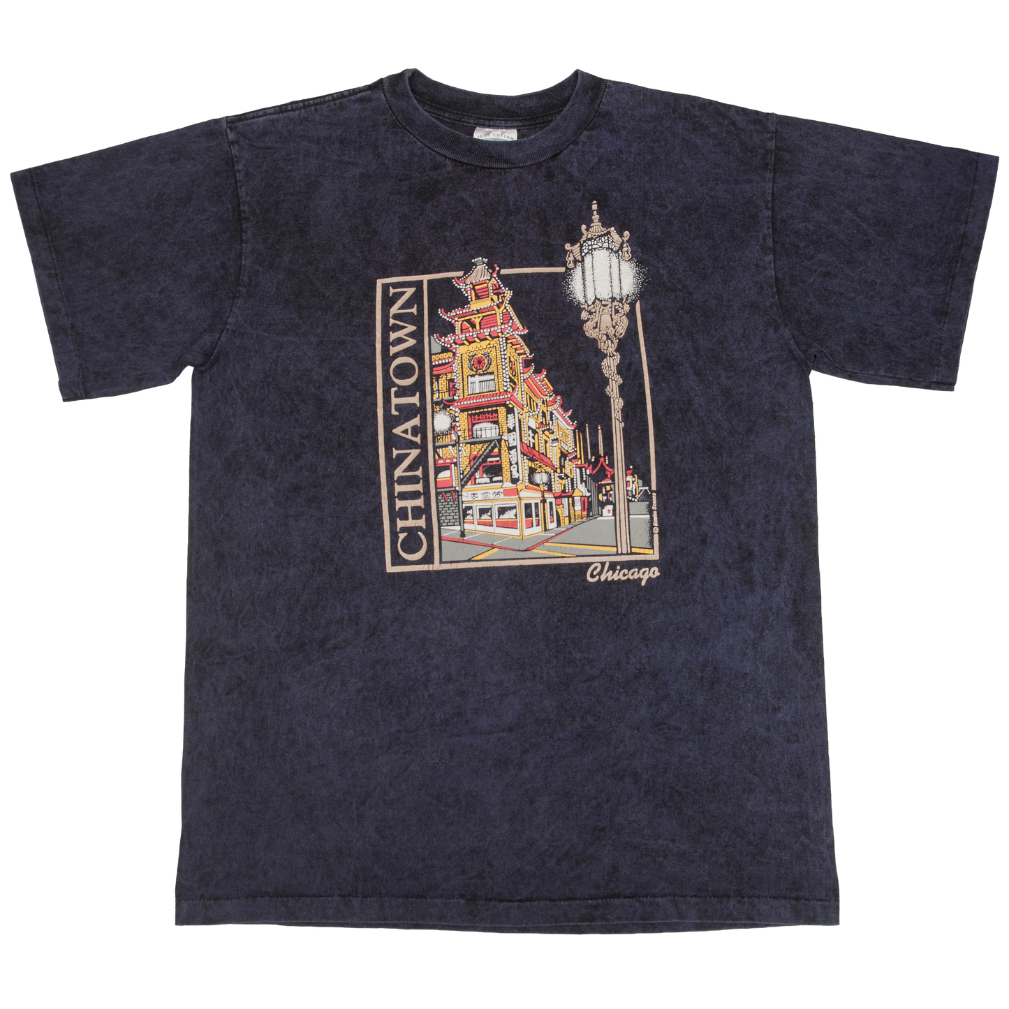 Vintage Chicago Chinatown t-paita 90-luvulta (L)