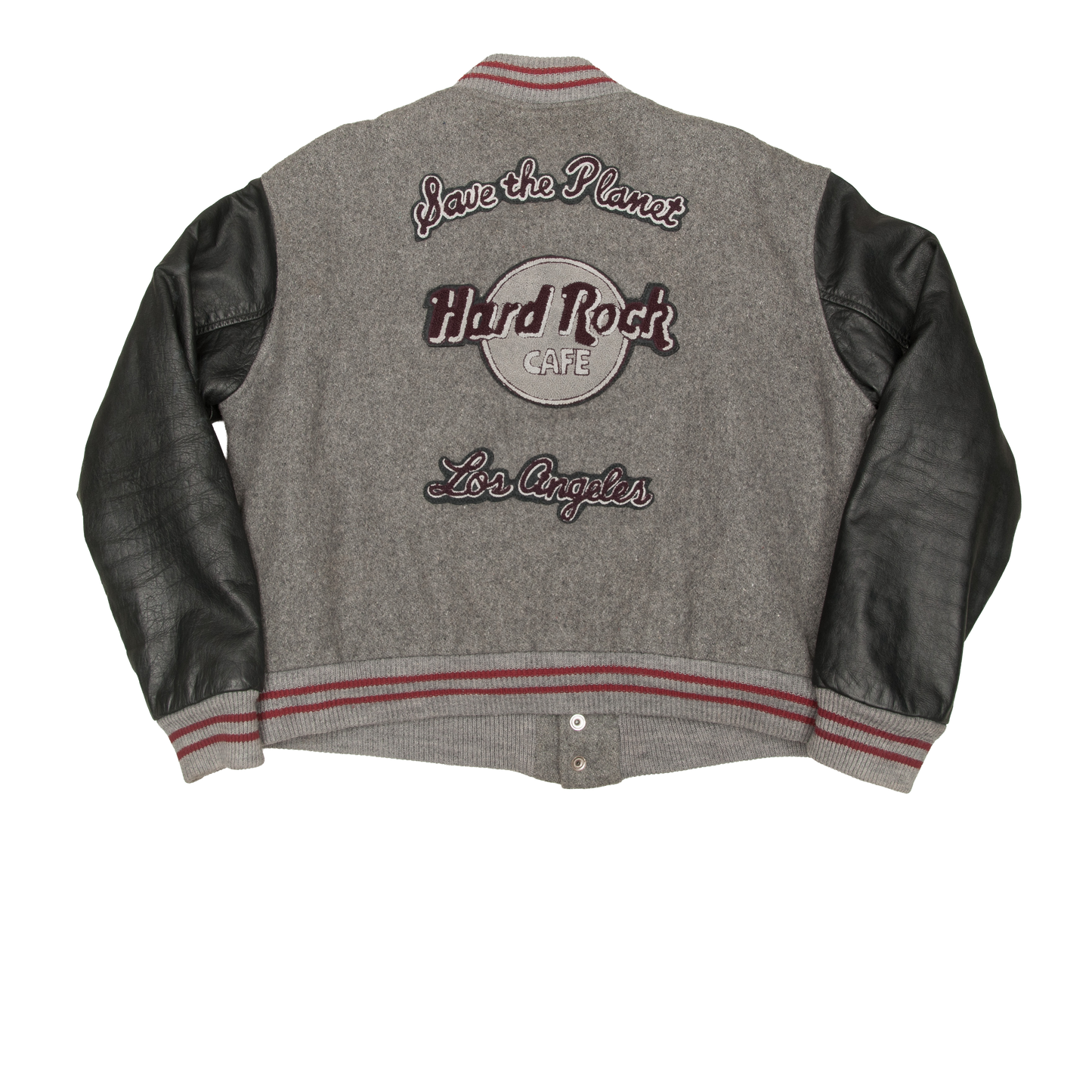 Vintage Hard Rock Cafe Los Angeles varsitytakki 90-luvulta (L)