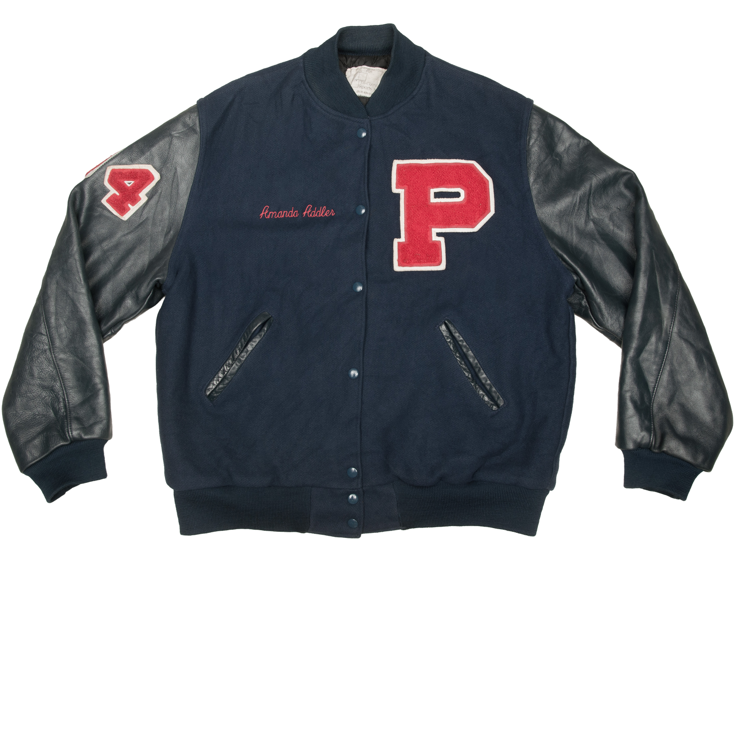 Vintage Holloway x Amanda Addler varsitytakki 80-luvulta (L)