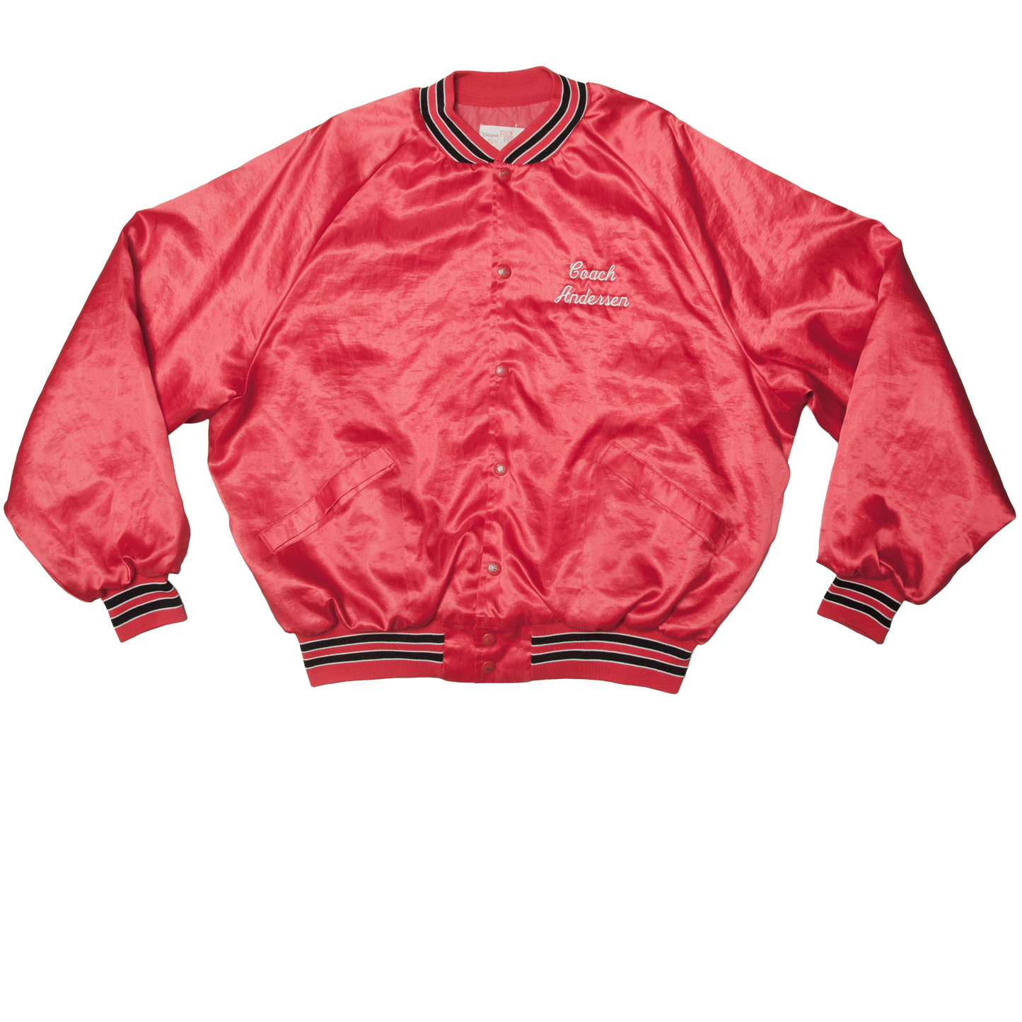 Vintage King Louie x Linn-Mar Lions Football satiinitakki 80-luvulta (XL)