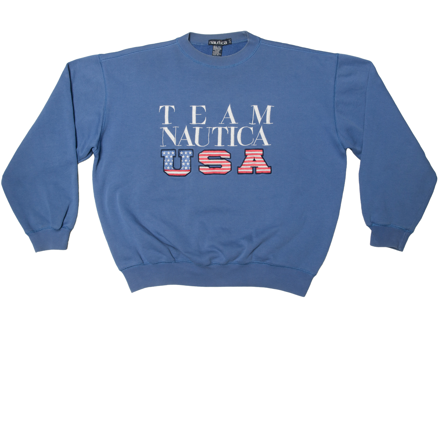Vintage Nautica - Team Nautica USA collegepaita 90-luvulta (XL)