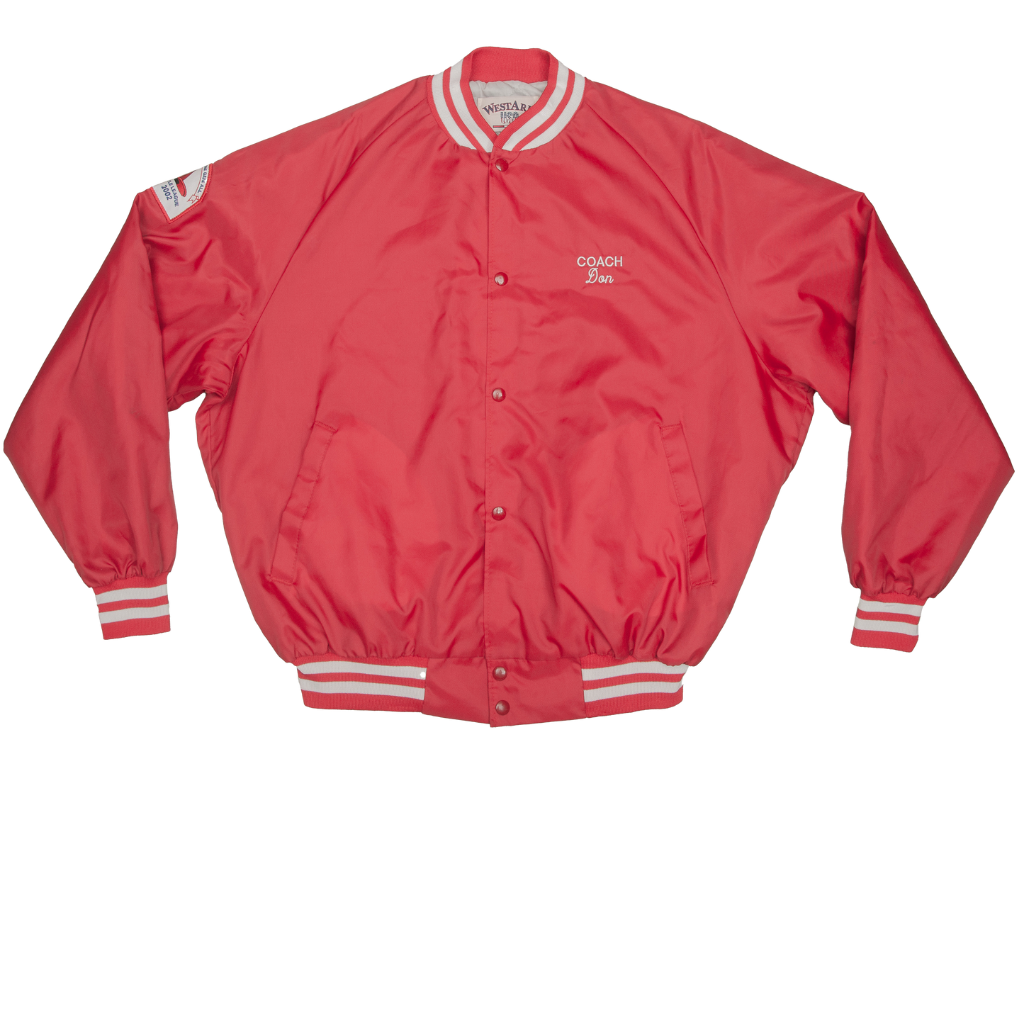 Vintage Y2K WestArk x Los Altos All Stars satiinitakki (XL)