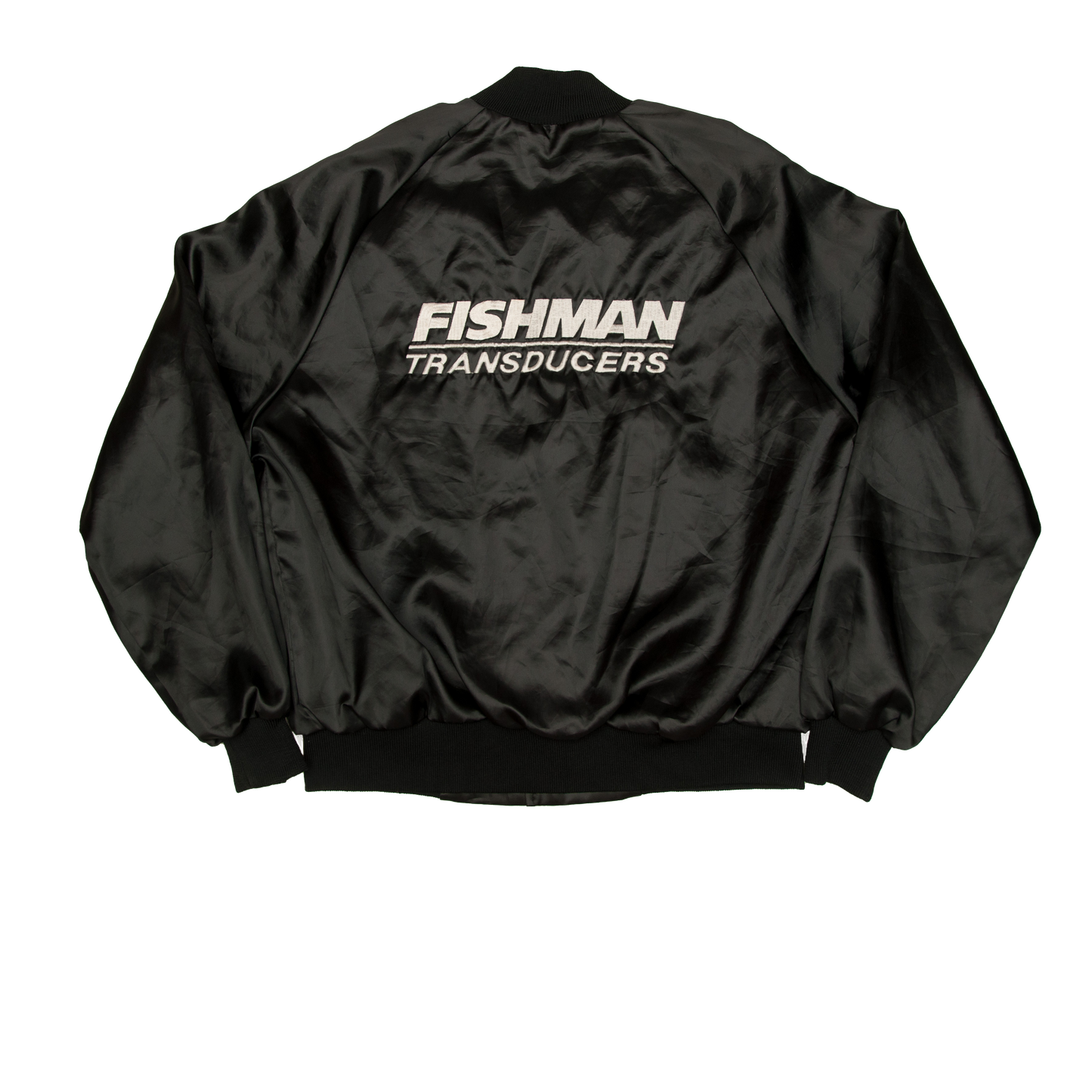 Vintage Auburn Sportswear x Fishman Transducers satiinitakki 80-luvulta (L)