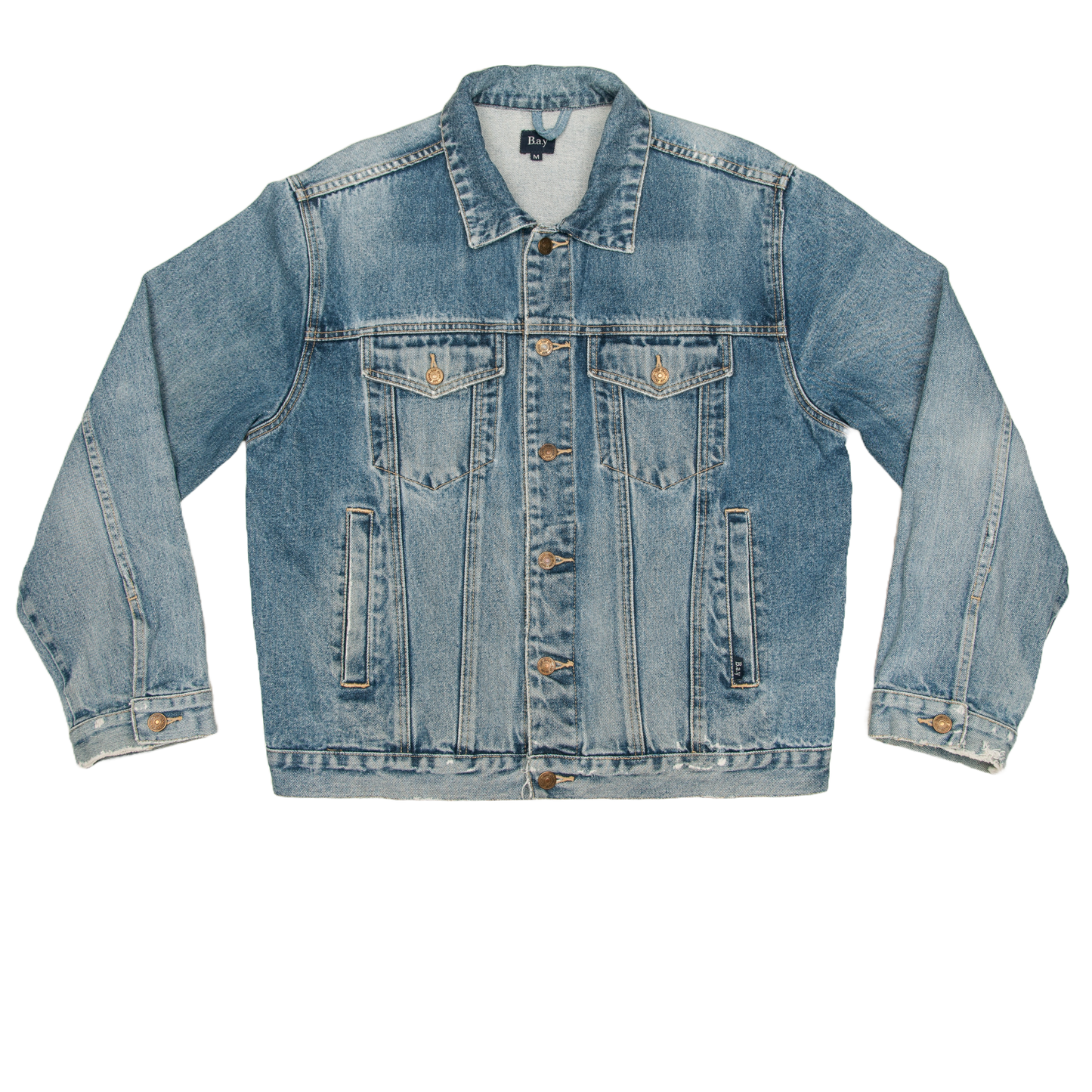 Vintage B.a.y farkkutakki 90-luvulta (M)