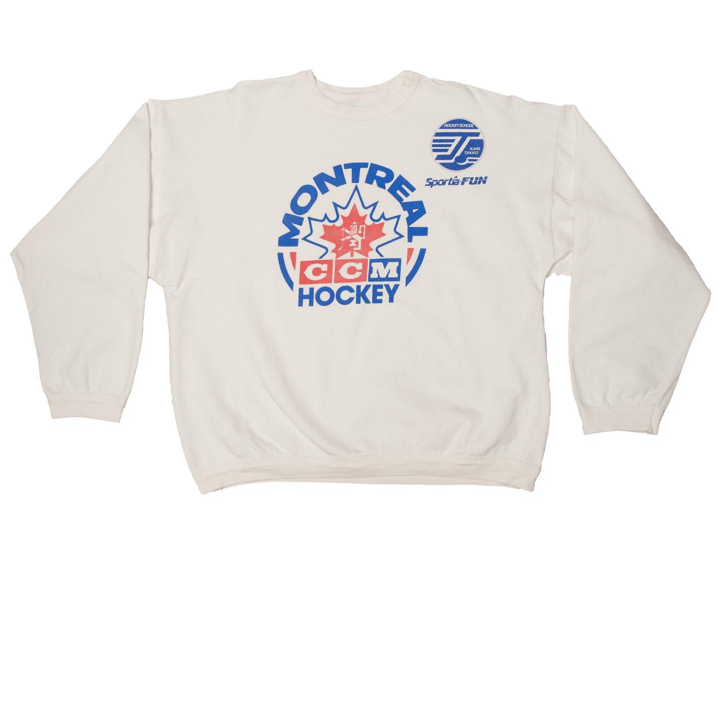 Vintage CCM Montreal x Hockey School Kari Takko collegepaita 90-luvulta (M)