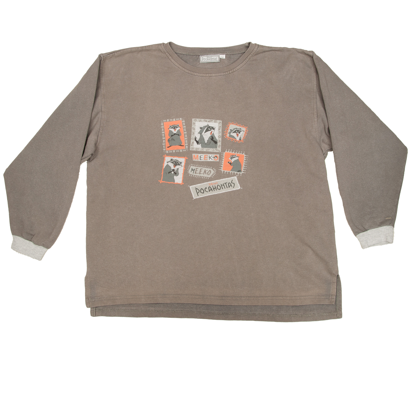 Vintage Disney Pocahontas Meeko collegepaita 90-luvulta (M)