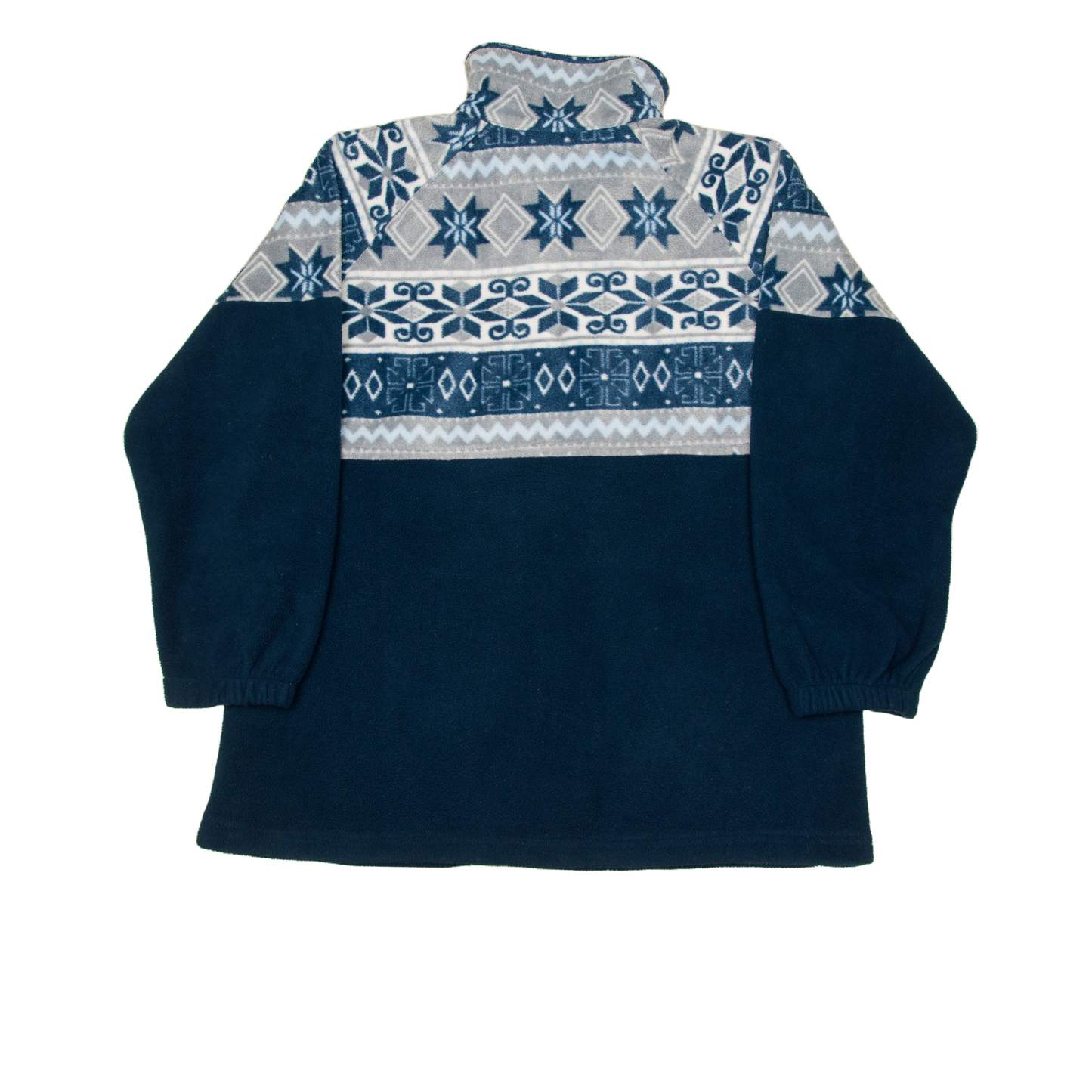 Vintage 1/3-zip fleecepaitatakki 90-luvulta (M)