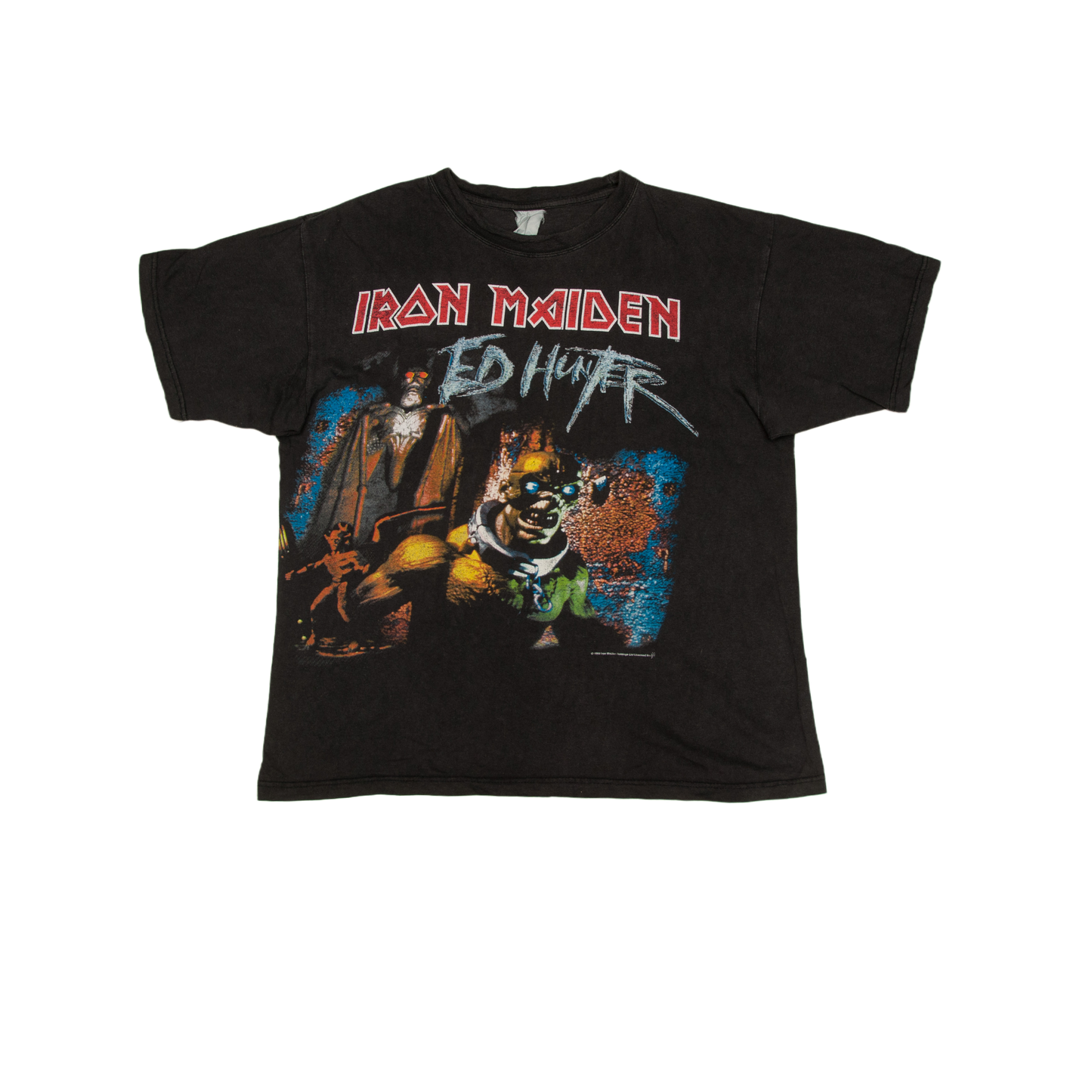 Vintage Iron Maiden Ed Hunter t-paita 90-luvulta (L)