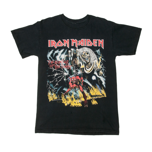 Y2K Iron Maiden - The Number of the Beast t-paita (XS)