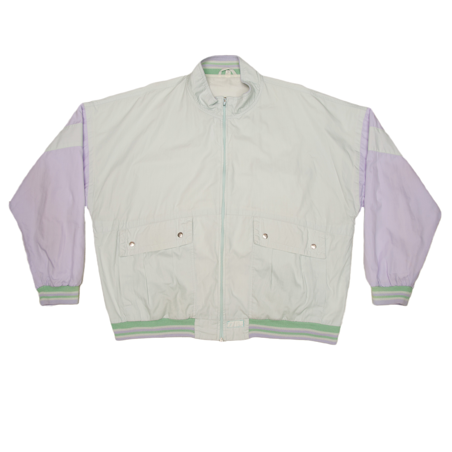 Vintage lila-minttu välikausitakki 90-luvulta (XL)