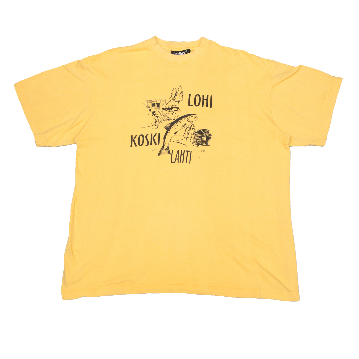 Vintage Lohi Koski Lahti t-paita 90-luvulta (M)