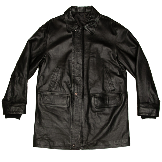 Vintage Marco De Luca Bosso nahkatakki 90-luvulta (M)