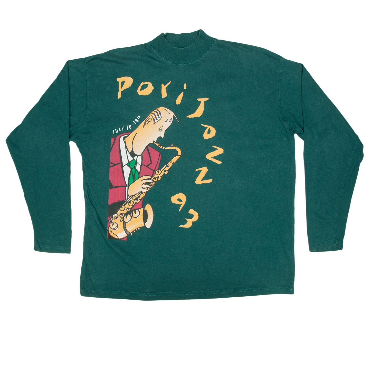 Vintage Pori Jazz 93 pitkähihainen paita 90-luvulta (L)