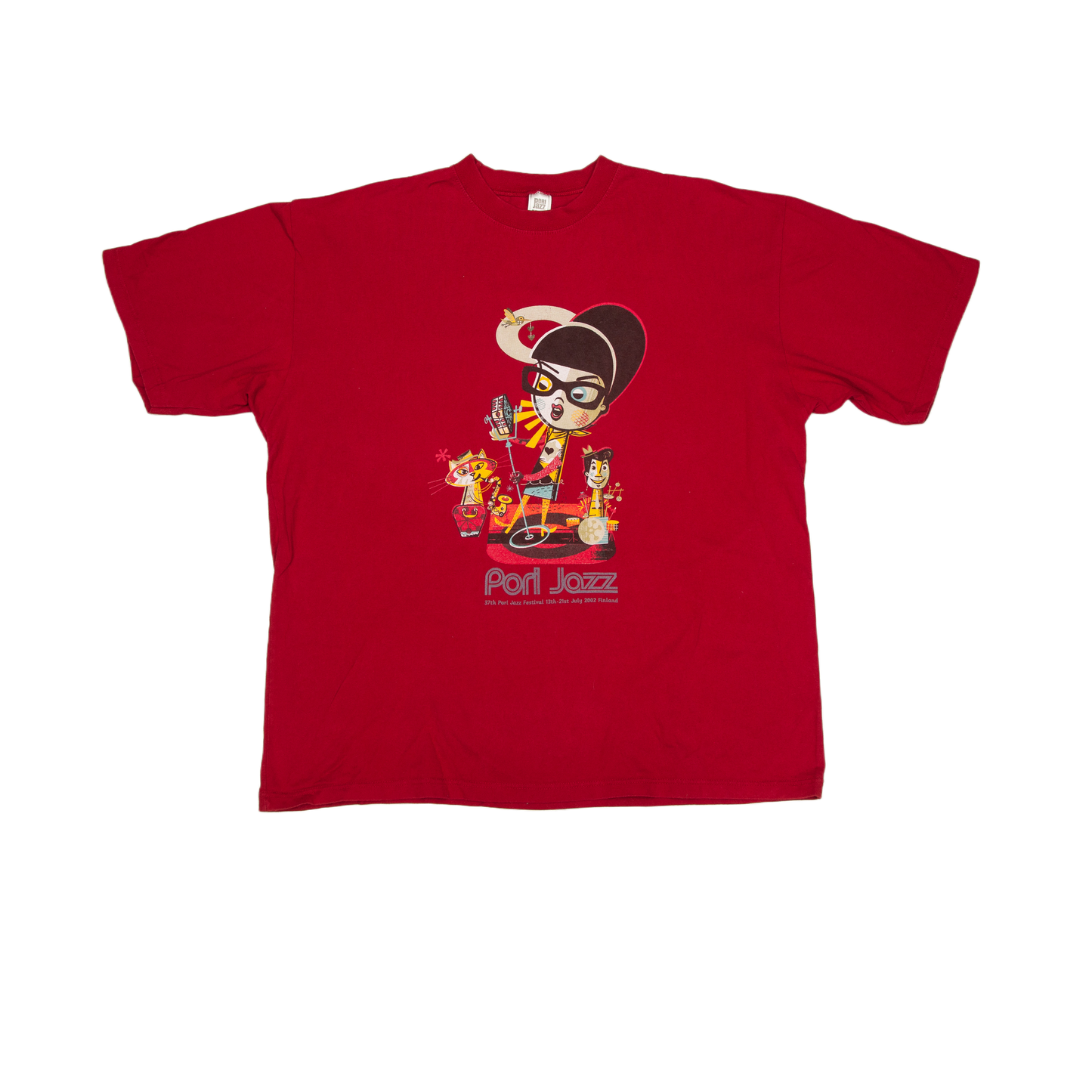 Vintage Y2K Pori Jazz 2002 t-paita (L)