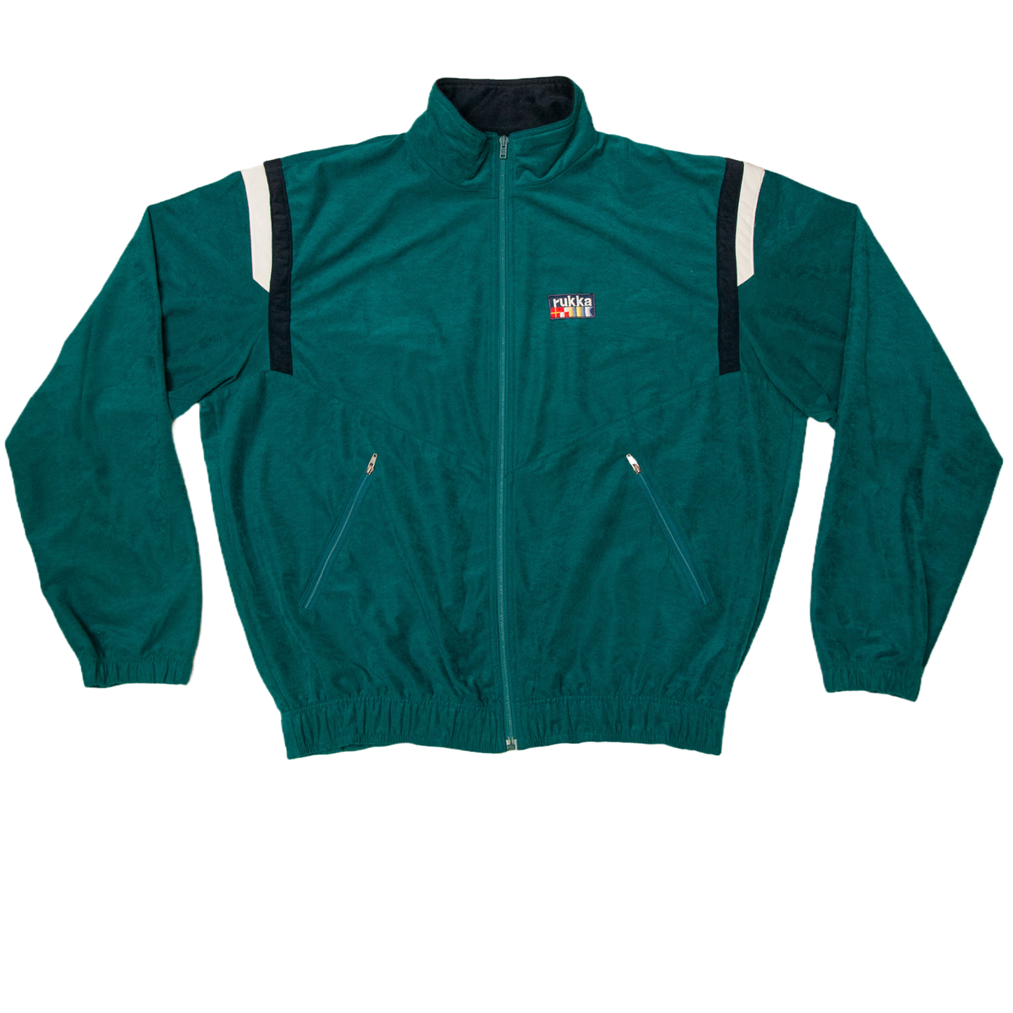 Vintage Rukka velourtakki 90-luvulta (L)