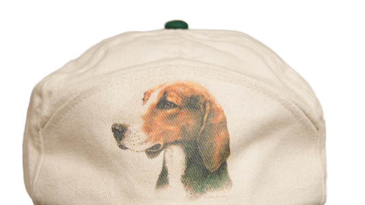 Vintage Suomenajokoira lippalakki 90-luvulta (S-XL)