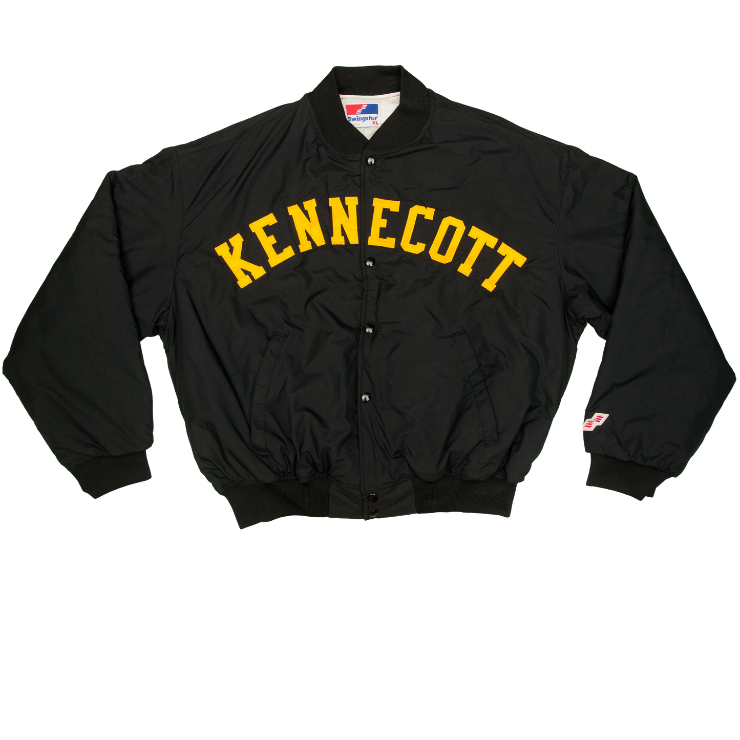 Vintage Swingster x Kennecott satiinitakki 90-luvulta (XL)