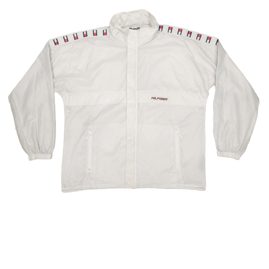 Vintage Tommy Hilfiger tuulitakki 90-luvulta (L)