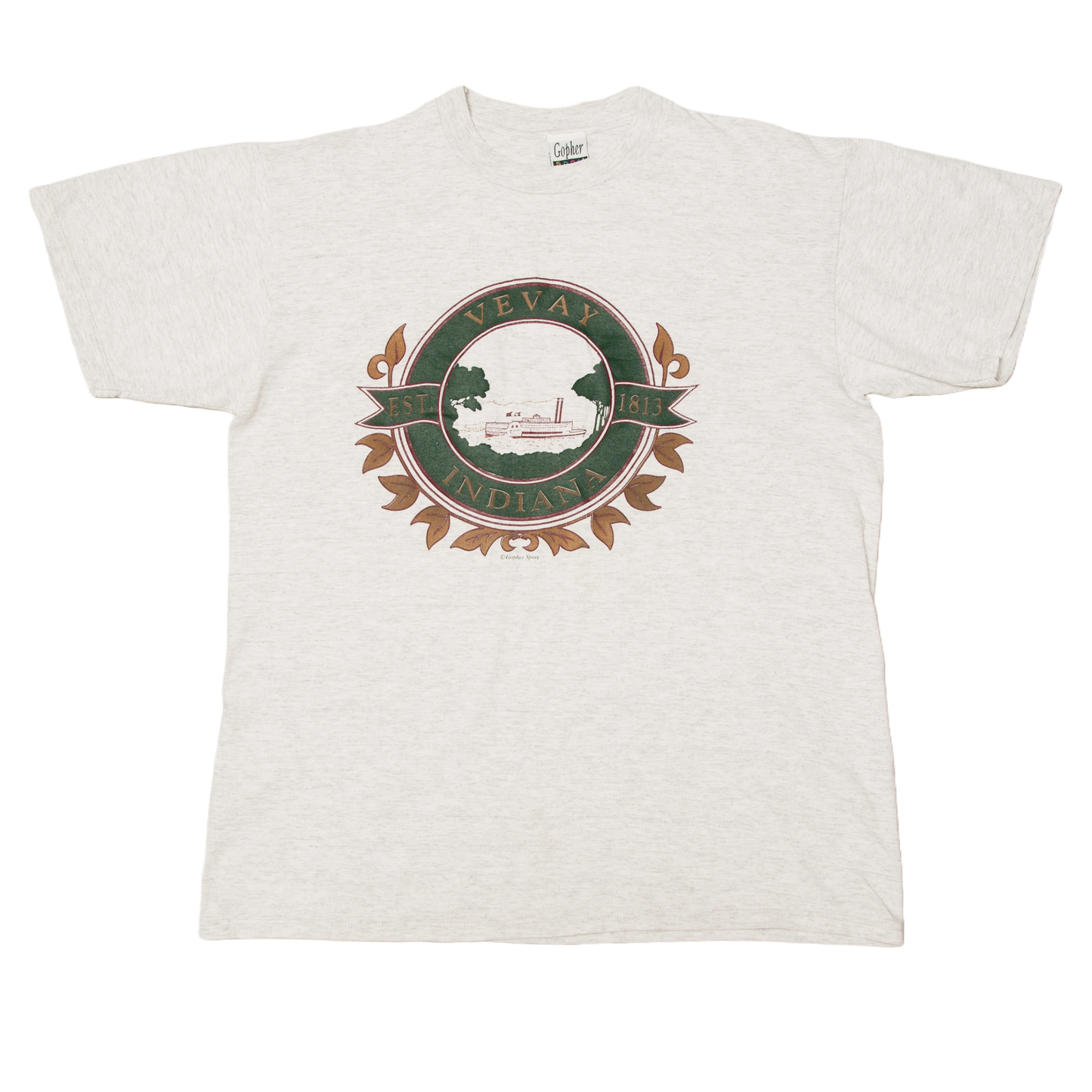 Vintage Vevay Indiana t-paita 90-luvulta (L)