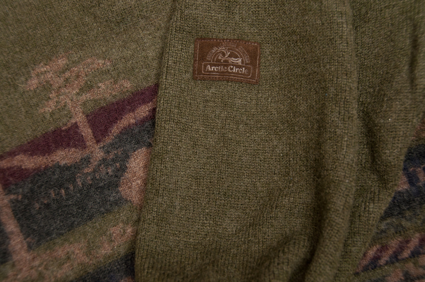 Vintage Arctic Circle villapaita 90-luvulta (S)