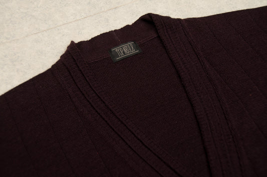 Vintage Top-Neule villaneuletakki 80-luvulta (S)