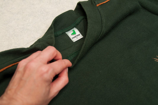 Vintage Nanso Hirvi puuvillaneule (L)