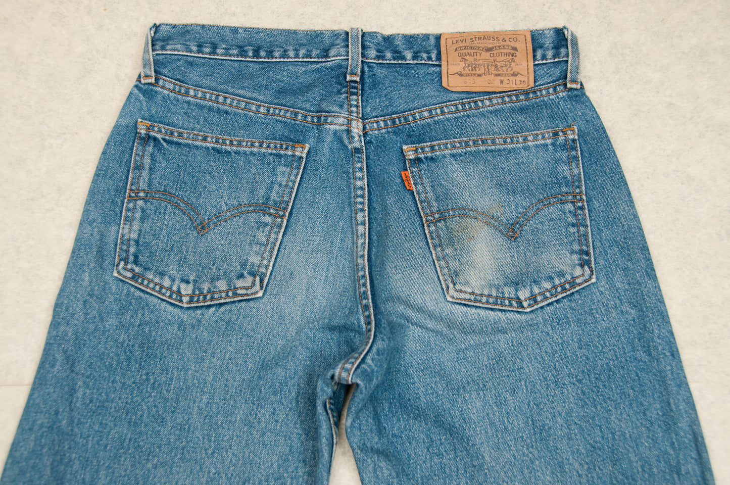 Vintage Levi's 615 02 Orange Tab farkut 90-luvulta (31x30)