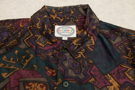 Vintage Highway silkkipaita 90-luvulta (M)
