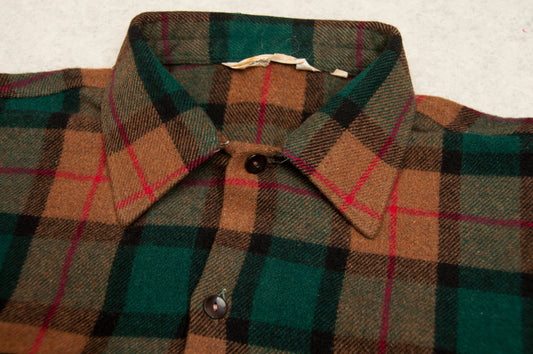 Vintage Lana Rinforzalu villakangaspaita 50-luvulta (S)