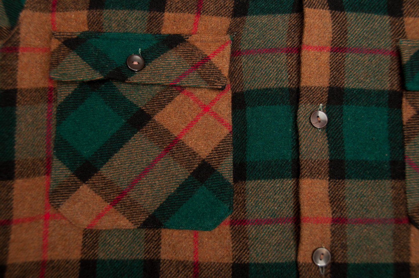 Vintage Lana Rinforzalu villakangaspaita 50-luvulta (S)