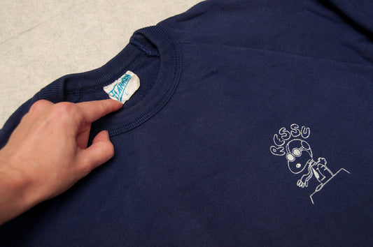 Vintage Tenavat Ressu collegepaita 80-luvulta (S)