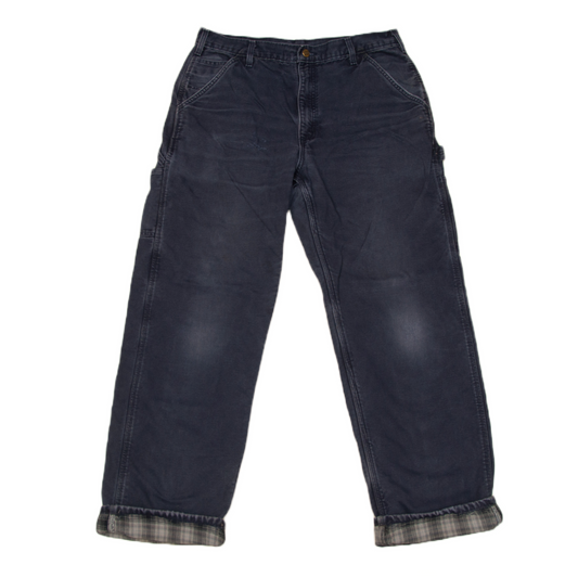 Carhartt Utility työhousut flanellivuorella (34x34)