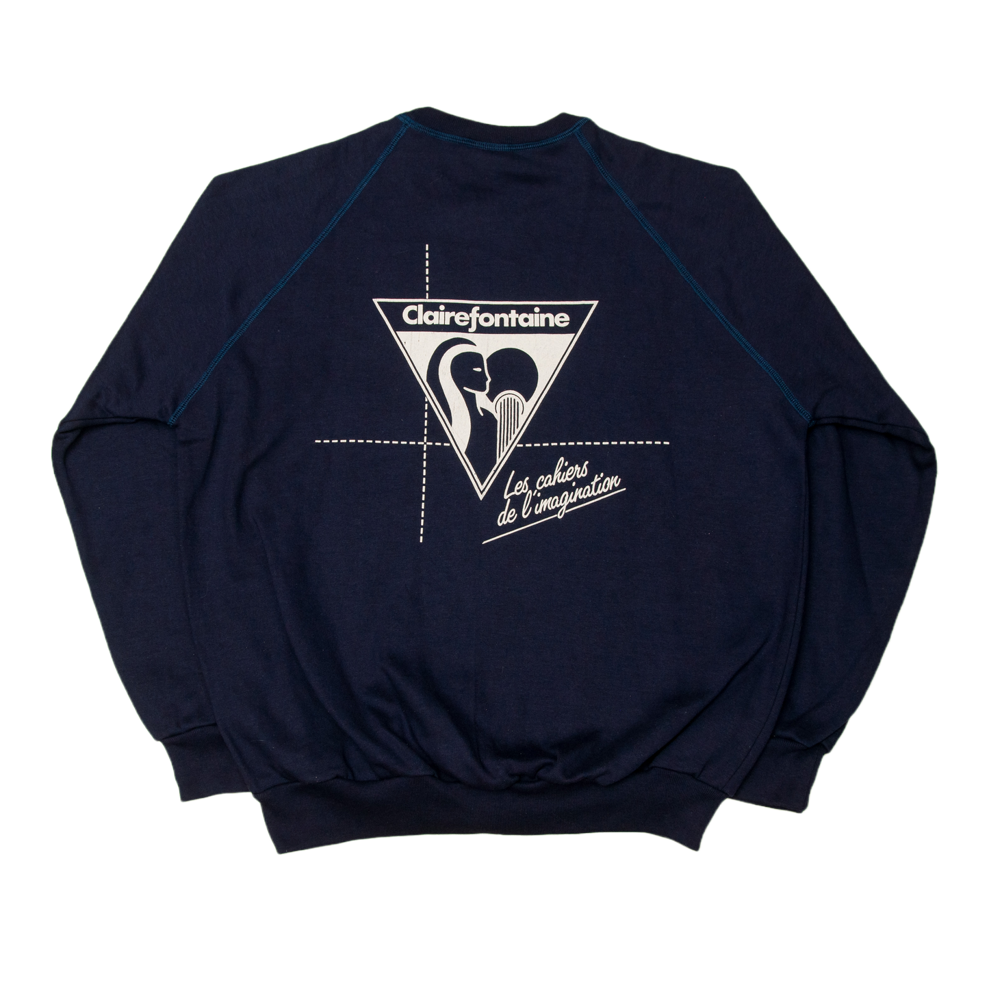 Vintage Clairefontaine collegepaita 70-luvulta (M)