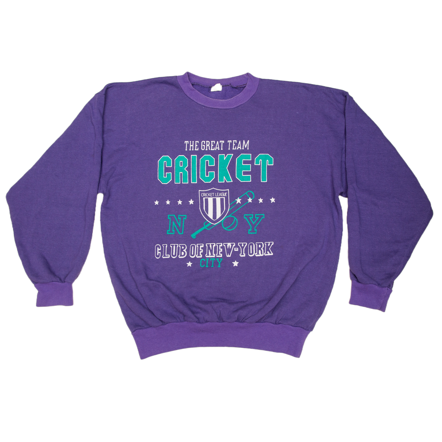 Vintage Cricket Club of New York collegepaita 90-luvulta (M)