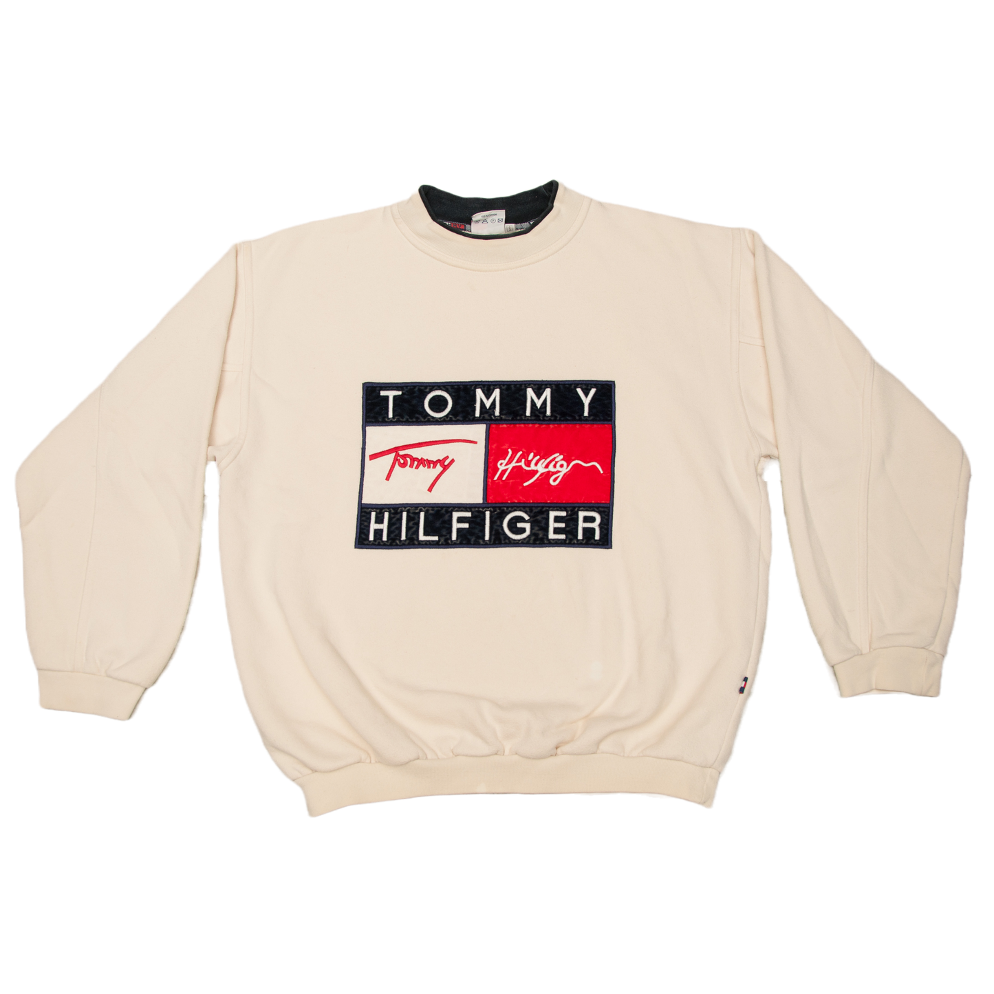 Vintage Tommy Hilfiger collegepaita 90-luvulta (S)