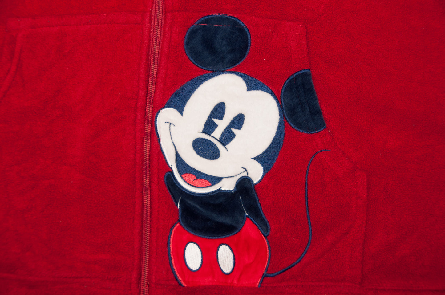 Y2K Disney Mickey fleecehuppari (L)