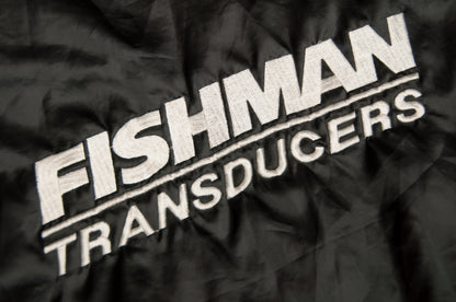 Vintage Auburn Sportswear x Fishman Transducers satiinitakki 80-luvulta (L)