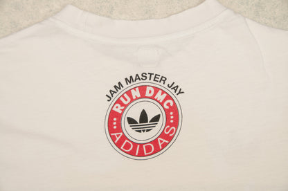 Y2K Adidas x RUN DMC Jam Master Jay t-paita (XS)