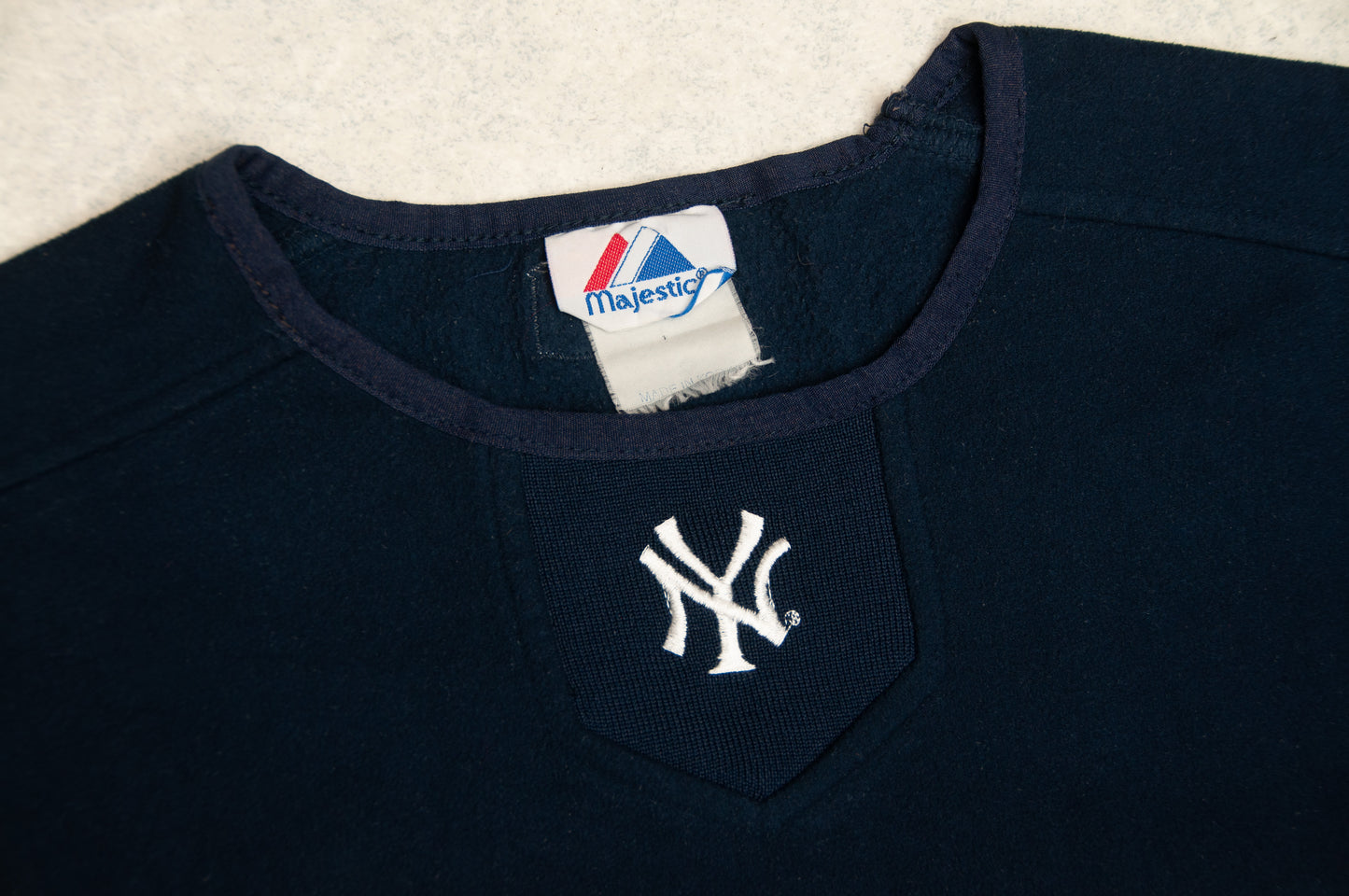 Vintage MLB New York Yankees x Majestic fleecepaita 90-luvulta (L)